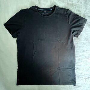 Mack Weldon Pima Crew Neck - LARGE - Black